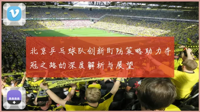 北京乒乓球队创新盯防策略助力夺冠之路的深度解析与展望